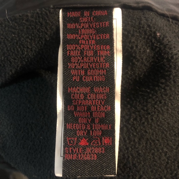 Calvin Klein white duck down water fowl feathers winter jacket size large - Picture 9 of 9